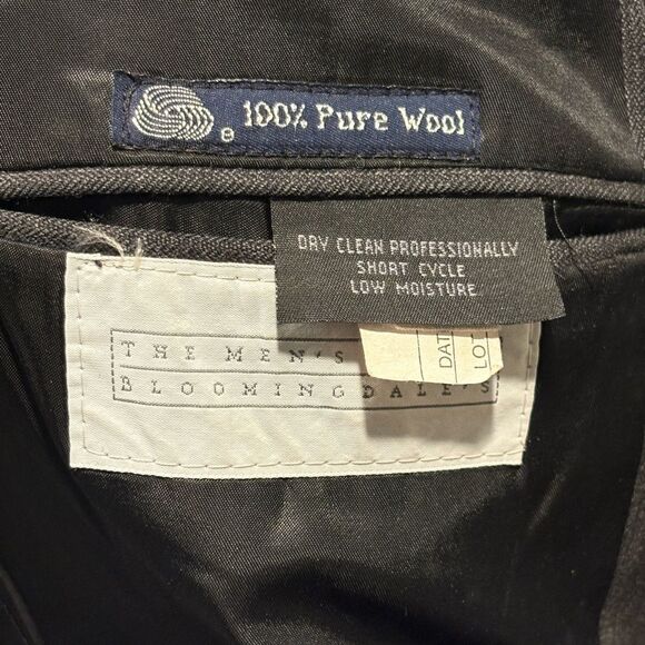 Burberry Charcoal Pinstripe Men's Blazer - Picture 10 of 10